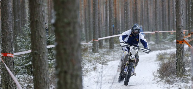 Vidéo : le championnat EnduroGP s’est ouvert dans la neige finlandaise