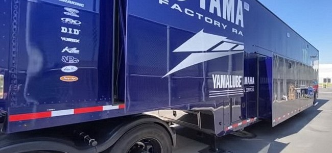 Vidéo : le nouveau camion du team Yamaha US