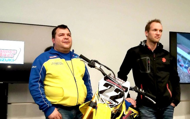 Kevin Strijbos sur le championnat ADAC MX Masters avec Johannes Bikes-Suzuki