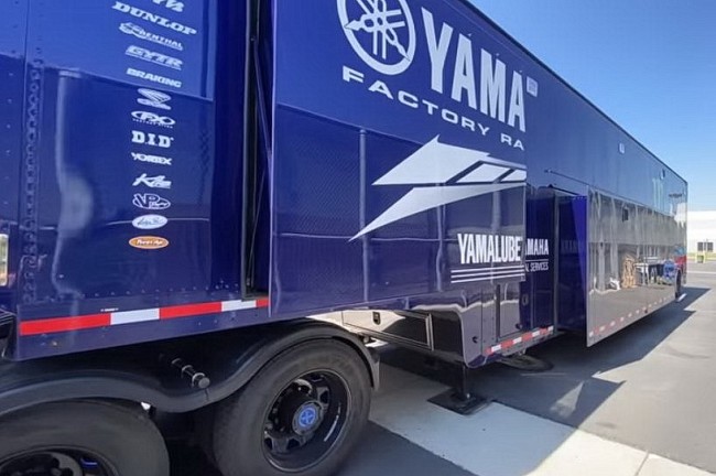 Vidéo : le nouveau camion du team Yamaha US