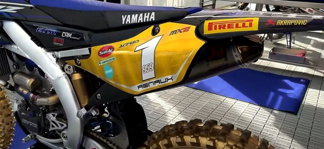 Vidéo : focus sur la Yamaha championne du monde MX2 avec Maxime Renaux