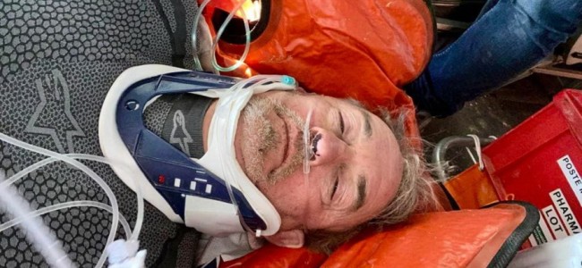 Walter Roelants hospitalisé avec deux vertèbres fracturées