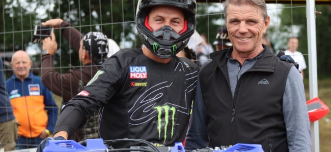 Clément Desalle au départ du motocross de Nismes les 16 et 17 juillet