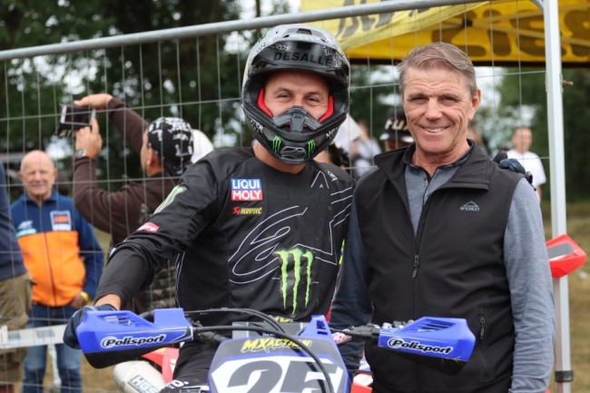 Clément Desalle au départ du motocross de Nismes les 16 et 17 juillet