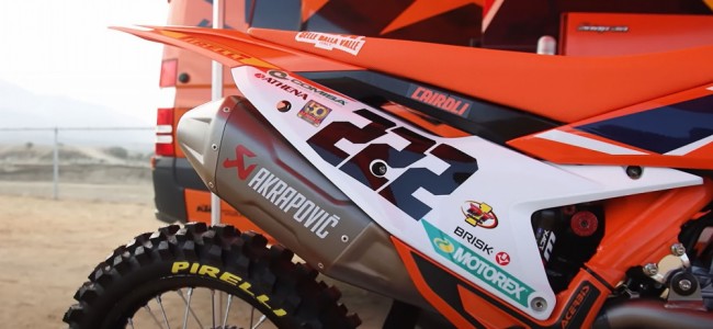 Vidéo : la KTM SXF 450 Factory pilotée par Antonio Cairoli sur le championnat US