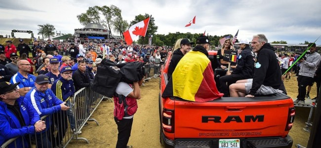 Vidéo : les pilotes défilent face à la foule sur le Motocross des Nations