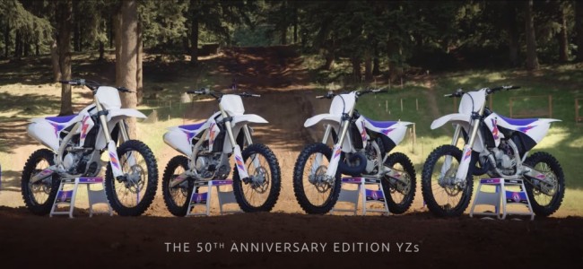 Vidéo : Yamaha fête les 50 ans de la YZ