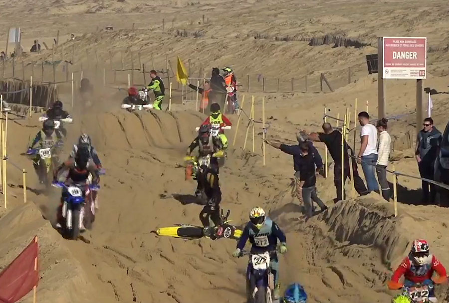 Replay vidéo la 26ème Ronde des Sables d’Hossegor Motocross