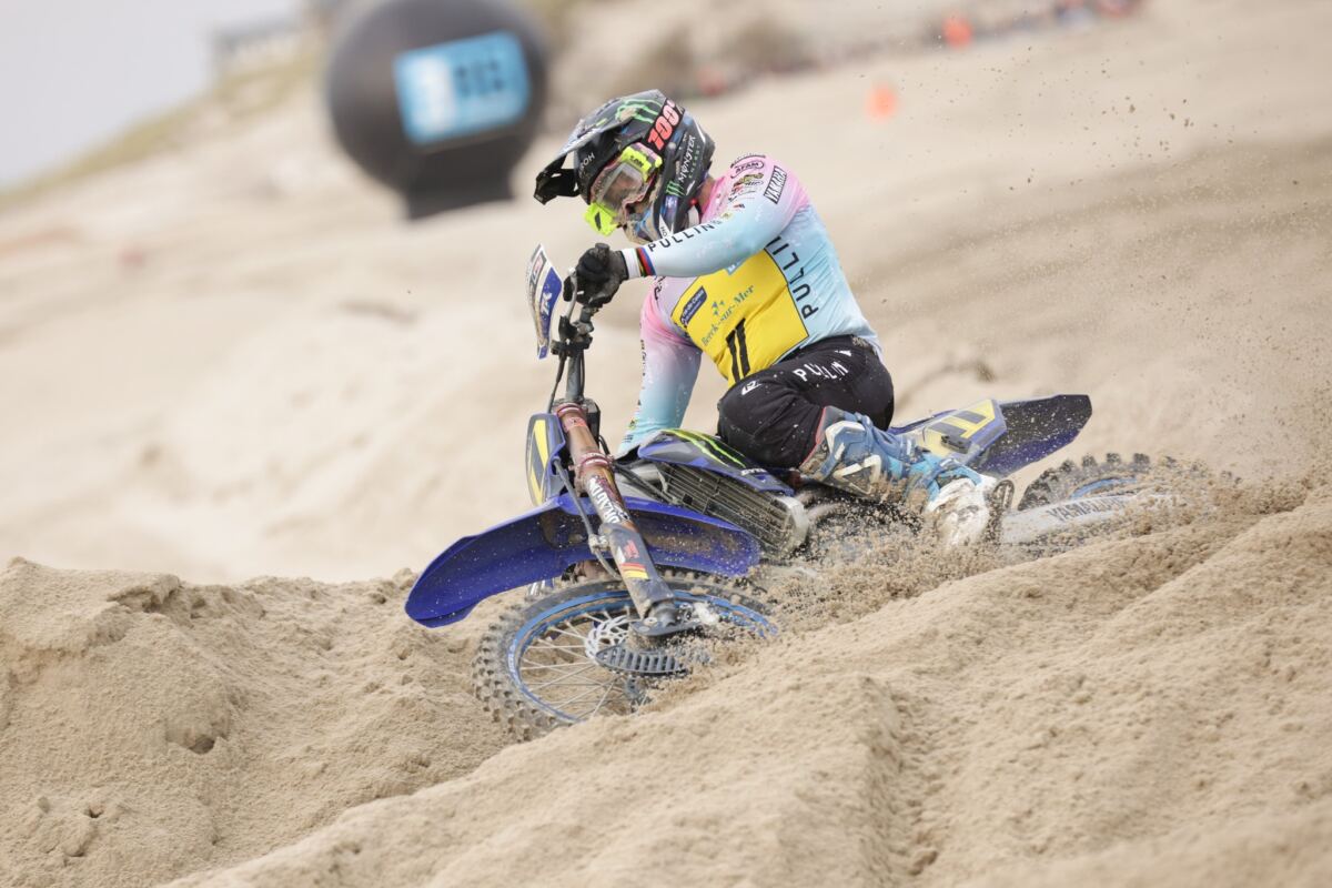 Cyril Genot sur la deuxième marche du podium à Berck-sur-Mer