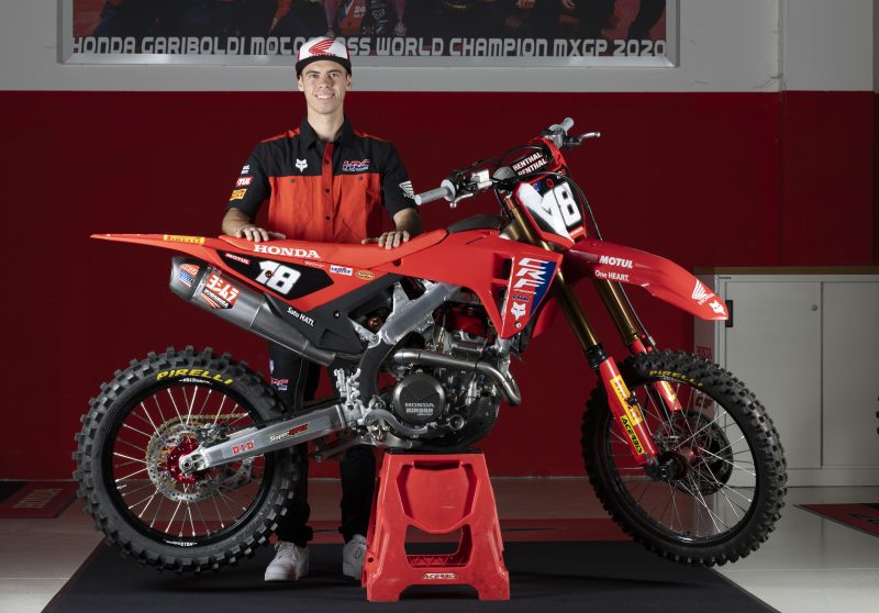 Valerio Lata en MX2 avec Honda HRC