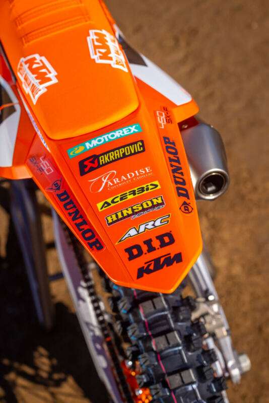 Photos : les machines des officiels KTM US à la loupe