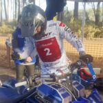 Randy Naveaux contrarié par la mécanique à Grayan-et-l’Hôpital