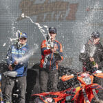 Antoine Magain sur la deuxième marche du podium en Espagne