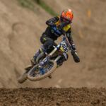 Kenzo Jaspers premier vainqueur de la saison MX fançaise à Castelnau