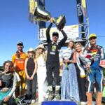 Cyril Genot sur le podium du motocross de Cassel